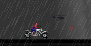 Spiderman En Moto